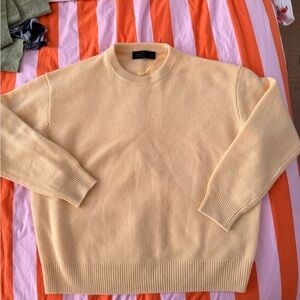 Zara Yellow Cashmere Sweater